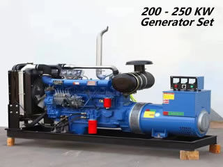 200 KW 디젤 엔진 발전기 세트는 디젤 엔진 발전기를 세대에게 열어줍니다